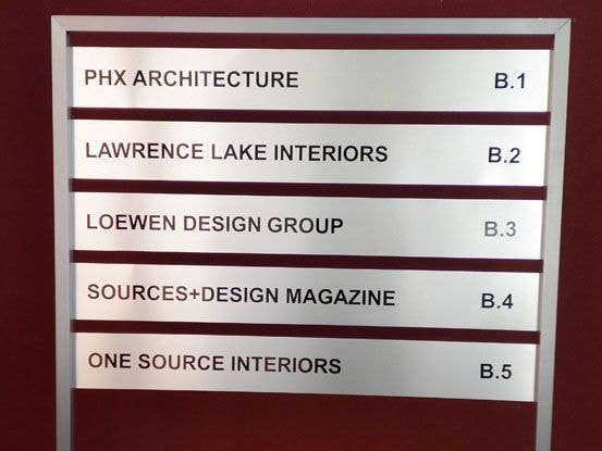 Directory and Wayfinding Signage